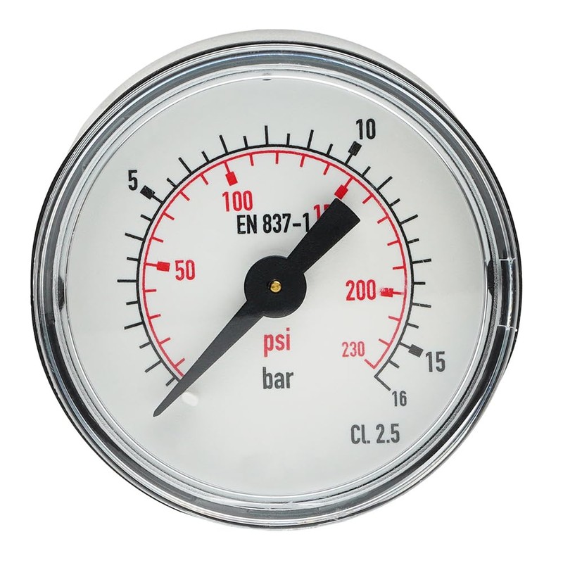 Fittingteile - Horizontal Pressure Gauge Diameter 40 mm - Display