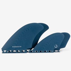 nanazero Fiberglass Quad Keel fin Single tab - Surfboard fins, Midlength