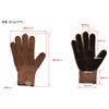 Takagi Hata Anti-Slip Gloves, Brown, Large, Gardening, Antibacterial, Odor Resistant,