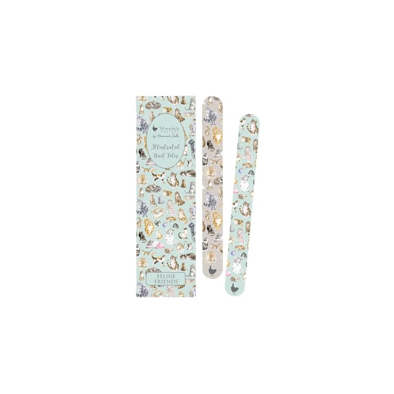 Wrendale Designs - 'Feline Friends' cat Nail File Set