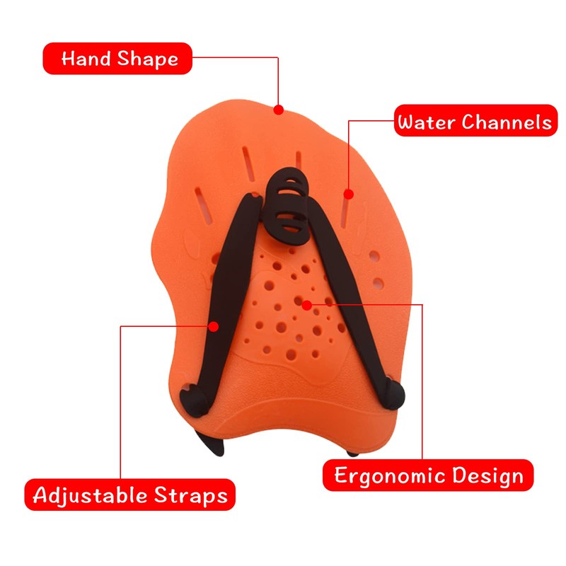 Unisex Adult Swimming Training Device Children's Hand Paddle Training Tool
