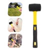 SHINEOFI Rubber Mallet with Rubber Handle Durable Soft Hammer for