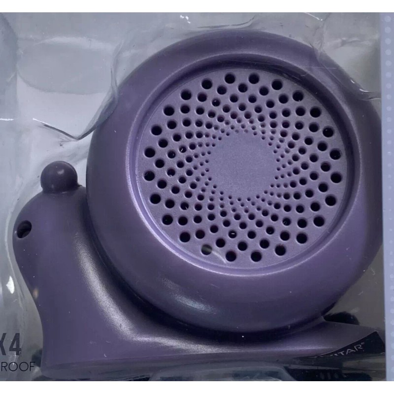 Vivitar Waterproof Wireless Bluetooth Speaker Snail IPX4 Rechargable NEW IN