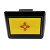 Elektroplate New Mexico State Flag All Metal Black Hitch Cover