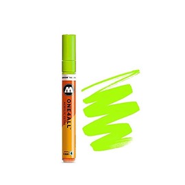 MOLOTOW ONE4ALL Acrylic Paint Marker, 4mm, Neon Green Fluorescent, 1 Each (227.232)