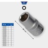 BRILLIANT TOOLS BT022815 1/2 Inch Hexagonal Socket, 24 mm [Powered