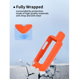 Case for Garmin GPSMAP 67i/66i, Sillence Material,Shock-Absorbing and Anti Drop Protection Soft Shell,Orange.