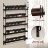THYGIFTREE Essential Oil Storage Shelf Wall Mounted Wooden Essential Oil