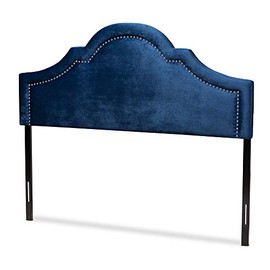 Baxton Studio Headboards, Full, Navy Blue