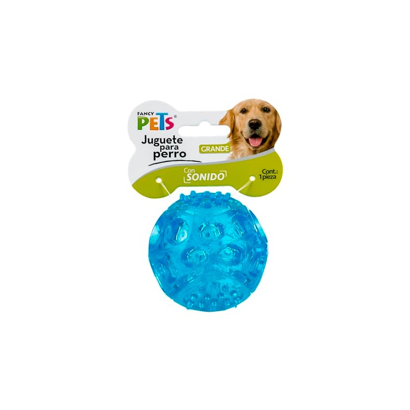 Fancy Pets Juguete Pelota Flexible para Perros GDE con Sonido