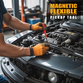 Yesaler Magnetic Pickup Pack of 2 Magnetic Rod Gripper 56 cm Flexible Magnetic Rod Grabber Bendable Magnetic Gripper for Picking Metal Parts