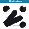 Spa Headband, Non-slip Make-up Headwraps Adjustable Face Wash Headband with