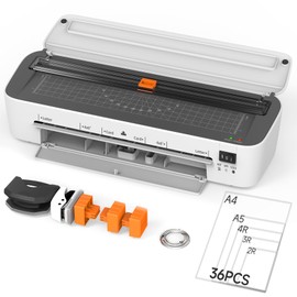 OidoZac Laminator Machine, 11 in 1 Laminating Never Jam Technology with 36 Laminating Sheets, 9 Inch Thermal Laminator A4 Laminating Machine Hot & Cold with Paper Trimmer for Home Office School