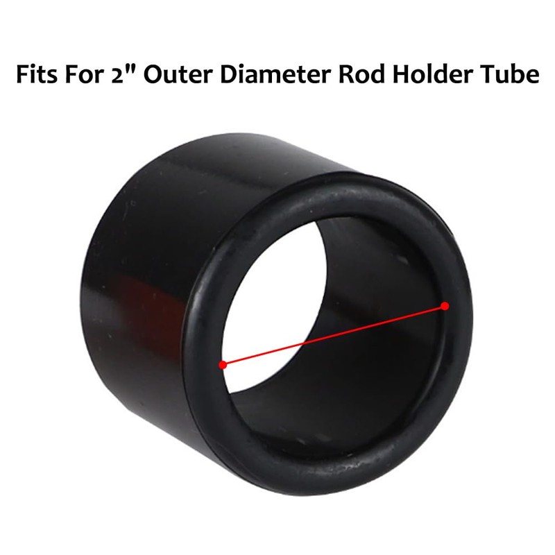 HWIMARINE Fishing Rod Holder Tube Insert Protector, Fit 2" Cap