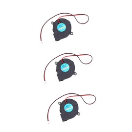 TEHAUX 3pcs Dc Blower Fan Cooling Fan for Printer Accessories Industrial Use High Airflow Efficient Performance Compact