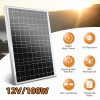 Unbranded 100W Solar Panel Off Grid System Solar Module PV