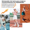 YOWNDSN Entrenador de Tenis, Paqueta de 5 Pelotas de Tenis