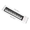 Portable 49 Keys Electronic Keyboard Hand Rolling Up Piano for