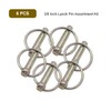 Joyangy 6-Pack Lynch Pin Clips with Ring for Hitch 3/8