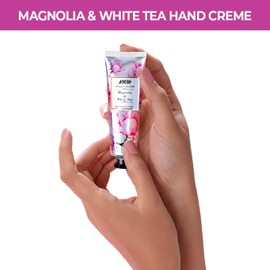 Nykaa Naturals Hand and Nail Cream - Non-Greasy, Hydrating - Fresh, Crispy Fragrance with Opulent Floral Notes - Magnolia and White Tea - 1 oz