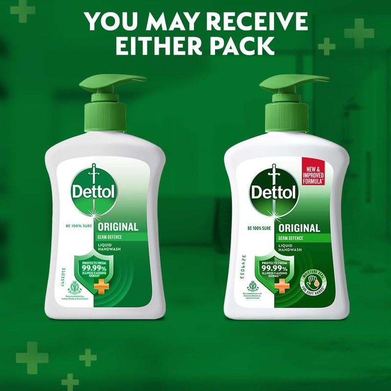 Dettol Liquid Handwash (Original) - 200 ml with Free Dettol