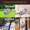 Baby Swing for Infants to Toddlers,Indoor Outdoor Wooden Hanging Swing