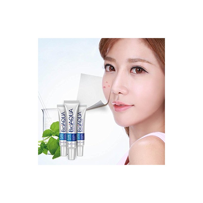 Bioaqua Acne Cream Cicatrices Poros Control De Grasa 1 Pzs
