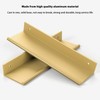 Peaha 10 Pack Cabinet Handles Brushed Brass Kitchen Drawer Pulls