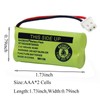 BAOBIAN BT183342/BT283342 2.4V 400mAh Ni-MH BT166342/BT266342 BT162342/BT262342 Rechargeable Cordless Phone