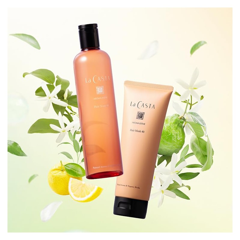 La CASTA(ラ・カスタ) ラ・カスタ アロマエステ ヘアソープ 40 シャンプー ふんわりエアリーなツヤ髪へ 300ml