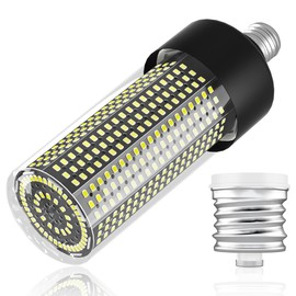 DuuToo 800W Equivalent E26 LED Corn Light Bulb 500Leds 12350Lumen 6000K Daylight Super Bright E39 Mogul Base Lamp Bulbs 100-277V Outdoor Indoor Garage Warehouse Factory Large Area Commercial Lighting