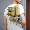 Unisex Waist Bag Bottle Pocket Waterproof Wearproof Lightweight Large Capacity