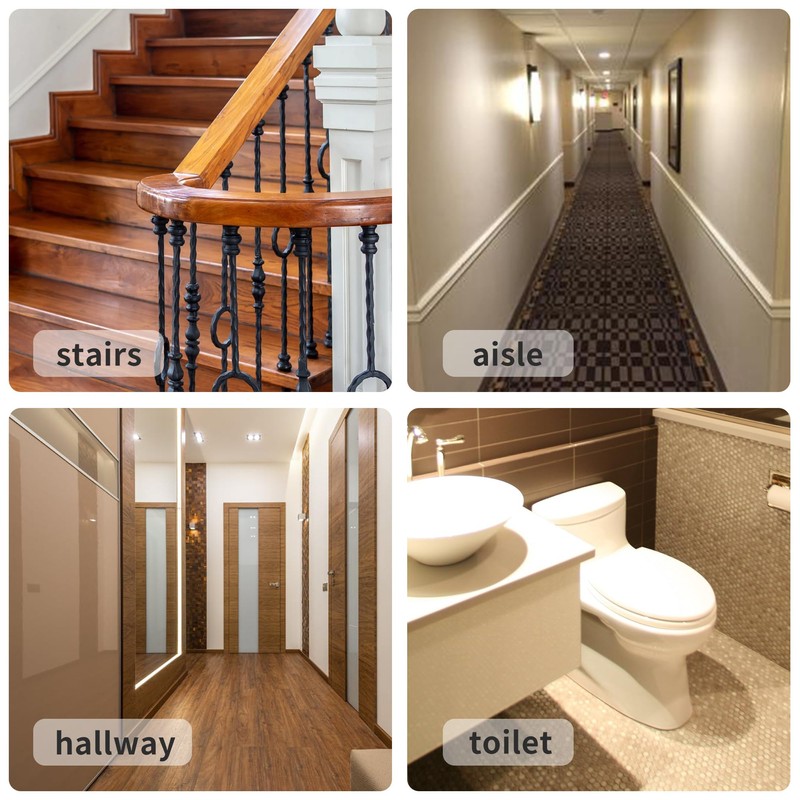 3 Packs Motion Sensor Light Switch, PIR Sensor Smart Detection