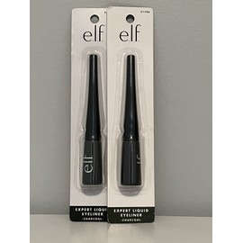 ELF e.l.f. Expert Liquid Eyeliner, Charcoal 21706 (Lot of 2)