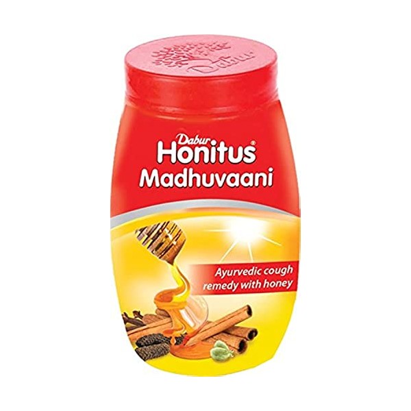 Madhuvaani Ayurvedic Cough Remedy with Honey 150g Relief from Cough & Cold Sore throat