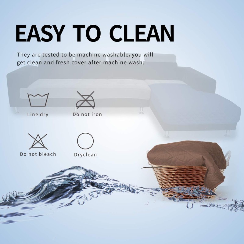 Easy-Going Sectional Couch Covers for Dogs L Shape Sofa Cover