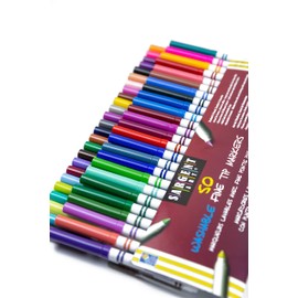 Sargent Art 22-1581 Paquete de 50 marcadores lavables de punta fina