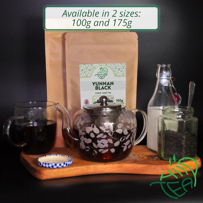 Yunnan Black Premium Loose Leaf Tea (Black, 175g)