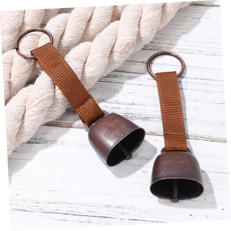 SUPVOX Pair of Sturdy Bear Warning Bells Soft Nylon Webbing
