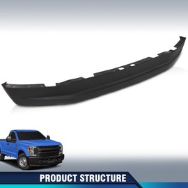 PIT66 Front Lower Valance Compatible with Ford F250 F350 F450 F550 Super Duty Pickup 2017-2019, Fit For 4-Wheel Drive Models HC3Z17626AE, HC3Z17626AB, FO1095271 Black
