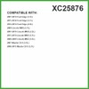 ECOGARD XC25876 Filtro de aire de cabina premium compatible con