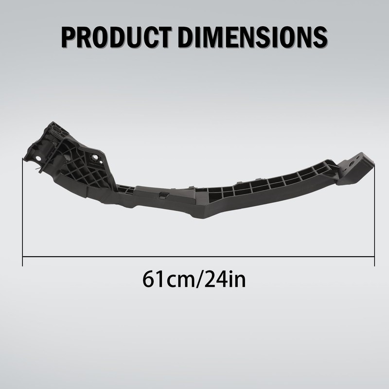 Front Headlight and Bumper Bracket Mount Support Retainer Kit Fit