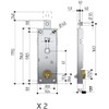 Pair of Locks B551.0810.0000 for Tilting/Garage Round Cylinder