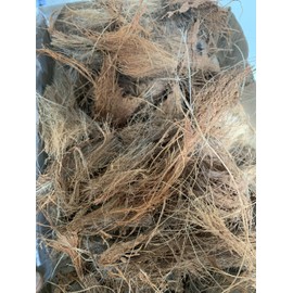 Natural Coconut Husk Fibres, Raw Coir Material, Brown
