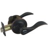 Designers Impressions Kingston Design Oil Rubbed Bronze Privacy Door Lever