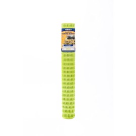 Tenax Guardian Warning Barrier LW 4'x100' Fluorescent Made in USA for Construction Projects and Garden Fencing, Animal Barrier, Poultry, Deer, Patio
