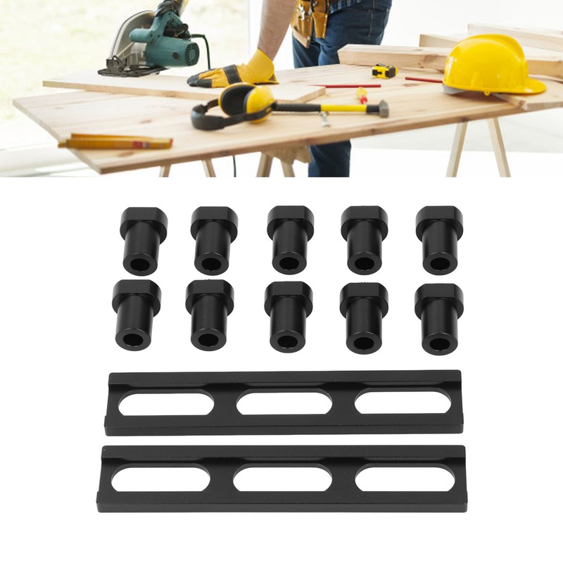 Bench Dog Set Aluminium Alloy High Strength Woodworking Planing Stop