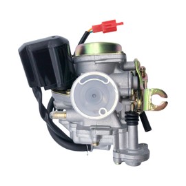 FWYWNL GY6 Scooter Carburetor with 49CC 50CC 4-Stroke Scooter ATV Go Karts Quads Moped Carburetor 50CC PD18J Engines Moped ATV Go Kart Quads Buggy