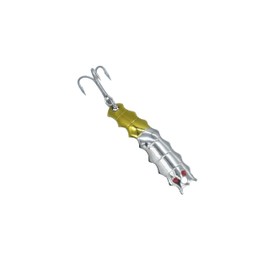 AL's Goldfish Lure Company, H100 Helgy Rust Free Freshwater Fishing Spoon Lure with Treble Hook for Crappie, Perch, Panfish, Trout, Salmon and Bass. 1/4 oz. 1-3/4", #8 Hook (Neon Yellow)