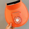 Children Summer Hat with Fan USB Rechargeable Wide Brim Sun